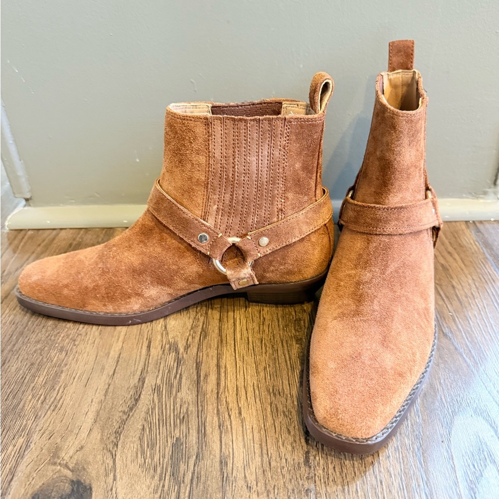 Madewell The Santiago Suede Ankle Boots